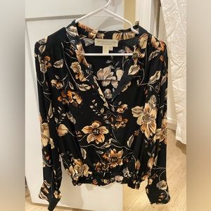 Saltwater Luxe Floral blouse